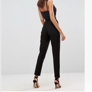 ASOS black sleeveless jumpsuit